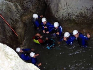 canyoning la clusaz