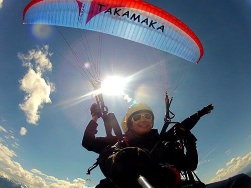 parapente la clusaz