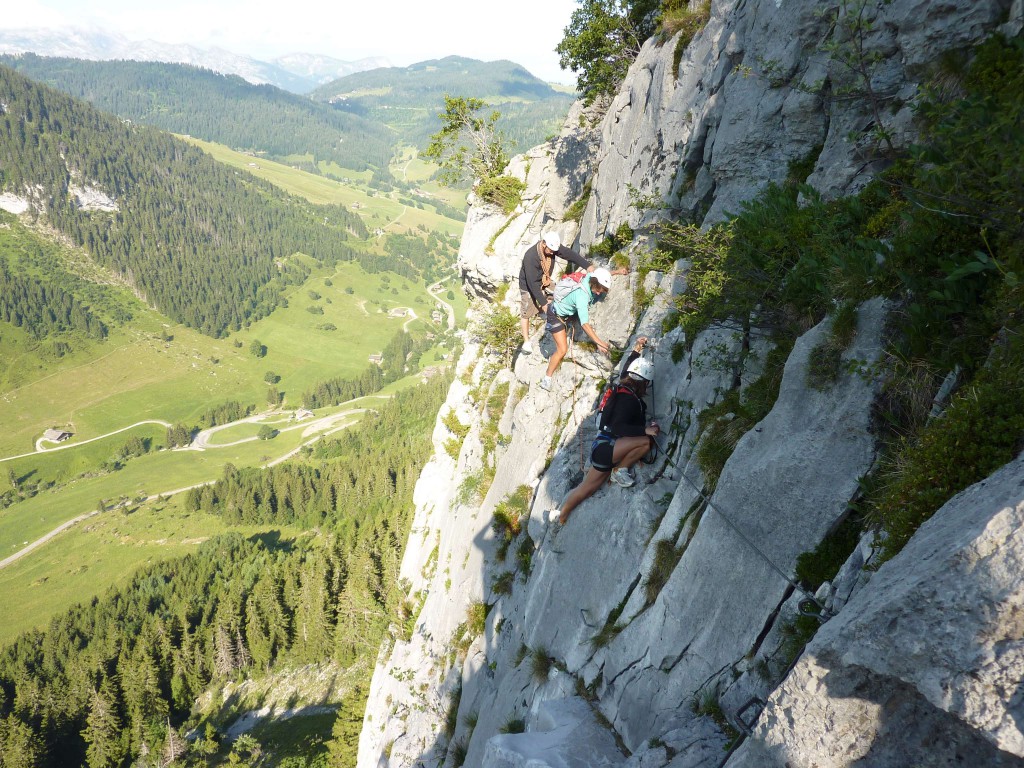 via ferrat aventure La Clusaz