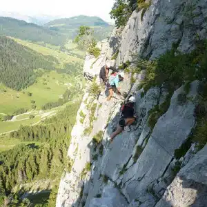 Via ferrata la clusaz Sport outdoor La Clusaz été