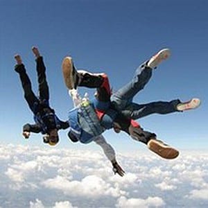 Chute libre parachute LaClusaz Sport outdoor La Clusaz été