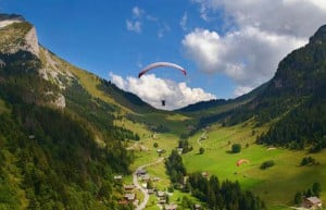 parapente laclusaz