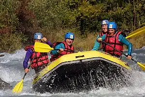 rafting la clusaz