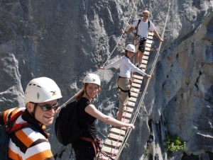 via ferrata laclusaz